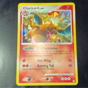 Charizard 1/99 Platinum Arceus Deck 2009 Art Rare cracked iced Holofoil Rare MP